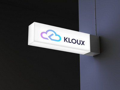 Kloux Logo Design agency blockchain brand identity branding cloud cloud logo crypto logo cryptocurrency fintech k logo kloux logo logo design logo identity logotype mining modern logo technology token wordmark logo