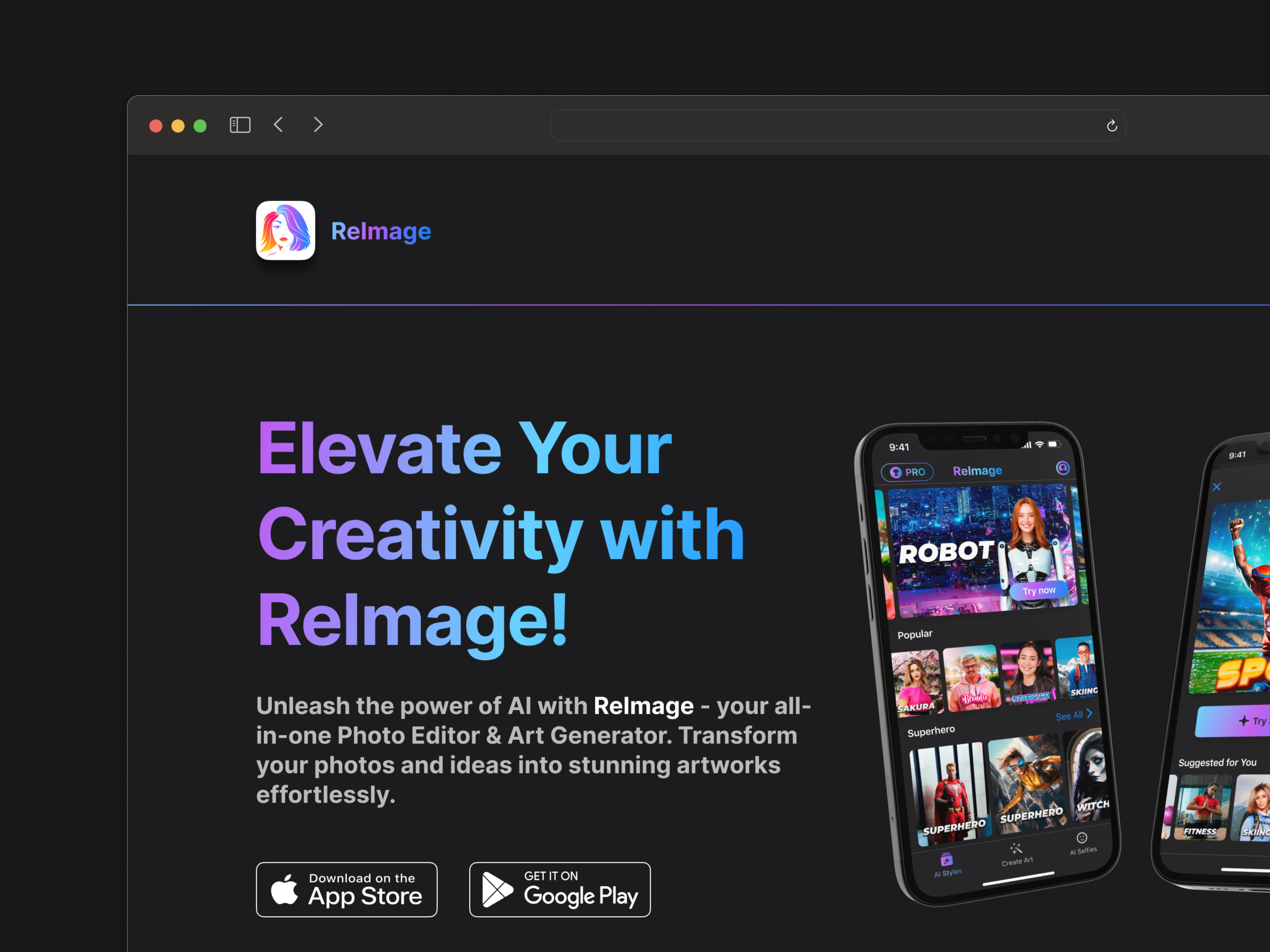 Example of App Landing Page Design For Pre Sale 