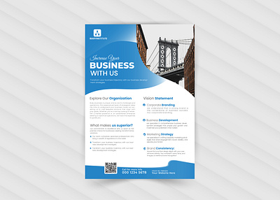 Business Flyer Design best branding brochure design business clean design flyer graphic design grow marketing simple unique flyer