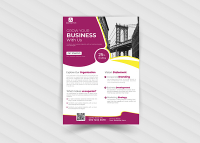 Business Flyer design business design flyer graphic grow simple unique