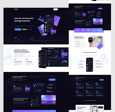 Fintech SAAS Website bsiness figma finance fintech fintech saas fintech saas website fintech website fintech website design landing page saas saas landing page saas ui ux saas website saas website design ui ui design ux web