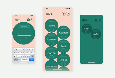 ToDo App Design app app design graphic design mobile todo ui ui design