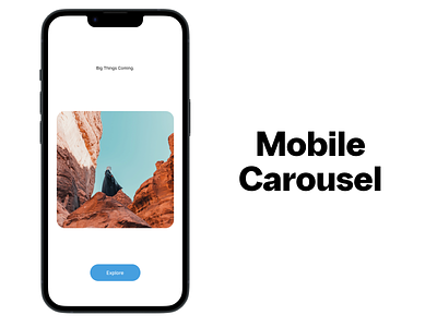 Mobile Image Carousel carousel fade minimal mobile mobile ui slider