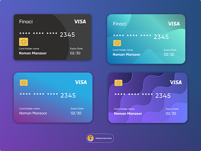 visa Credit card UI design creditcard design ui