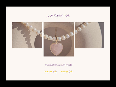 Mishaay bead website - Contact page beadwebdesign beadwebsite contact contactform contactpage contactus contactuspage dailyui028 dailyui28 ecommerce jewelerywebdesign jewelerywebsite jewellerywebdesign jewellerywebsite jewelry minimal newsletter ui webdesign website