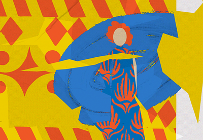 Steve Mason ft. Javed Bashit ‘Brixton Fish Fry’ animation artwork band design illustration indie music single visuals