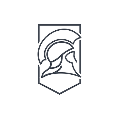 spartan animation graphic design logo