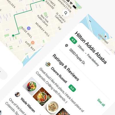 YumQuest - Food Delivery App app ui ux delivery app delivery service food app design food app ui food delivery food delivery app food order food ordering app food ui app design food ui design mobile food mobile ui design ordering app ui resturant order ui ux ui visual design