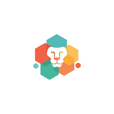 hexagon lion 3d animation branding graphic design logo motion graphics