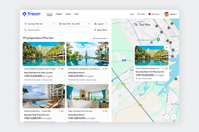 Travor - Travel Service Website design graphic design ui ux w