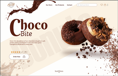 Donut Website | UI Design graphic design ui ui design ux