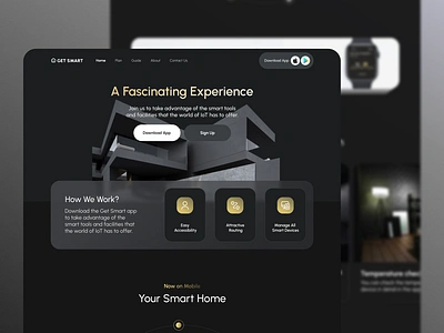 Iot Website 3d ai app applewatch branding design design landing designui figma footer graphic design heder home homedesign iot learing ui uiux ux website