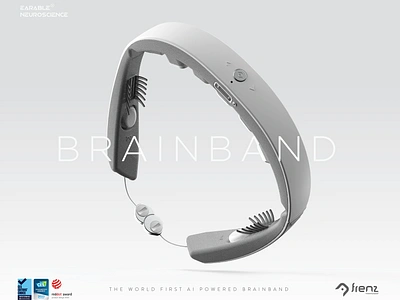 Brain Band by Frenz box design hunap hunapstudio label medical package package design packageing visualization white