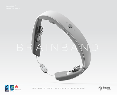 Brain Band by Frenz box design hunap hunapstudio label medical package package design packageing visualization white
