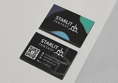 Starlit Fantasy Business Card business card business cards design graphic design vector