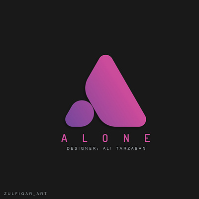 Alone company logos branding graphic design logo