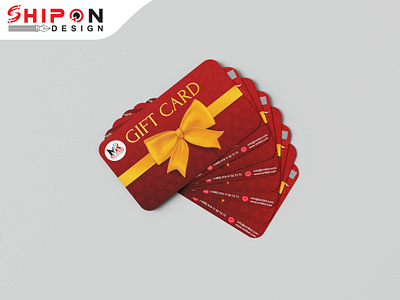Gift Card Design branding card design free free design graphic design shipon design