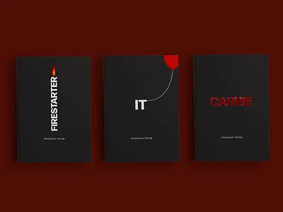 Stephen King Book Covers book cover design graphic design typography