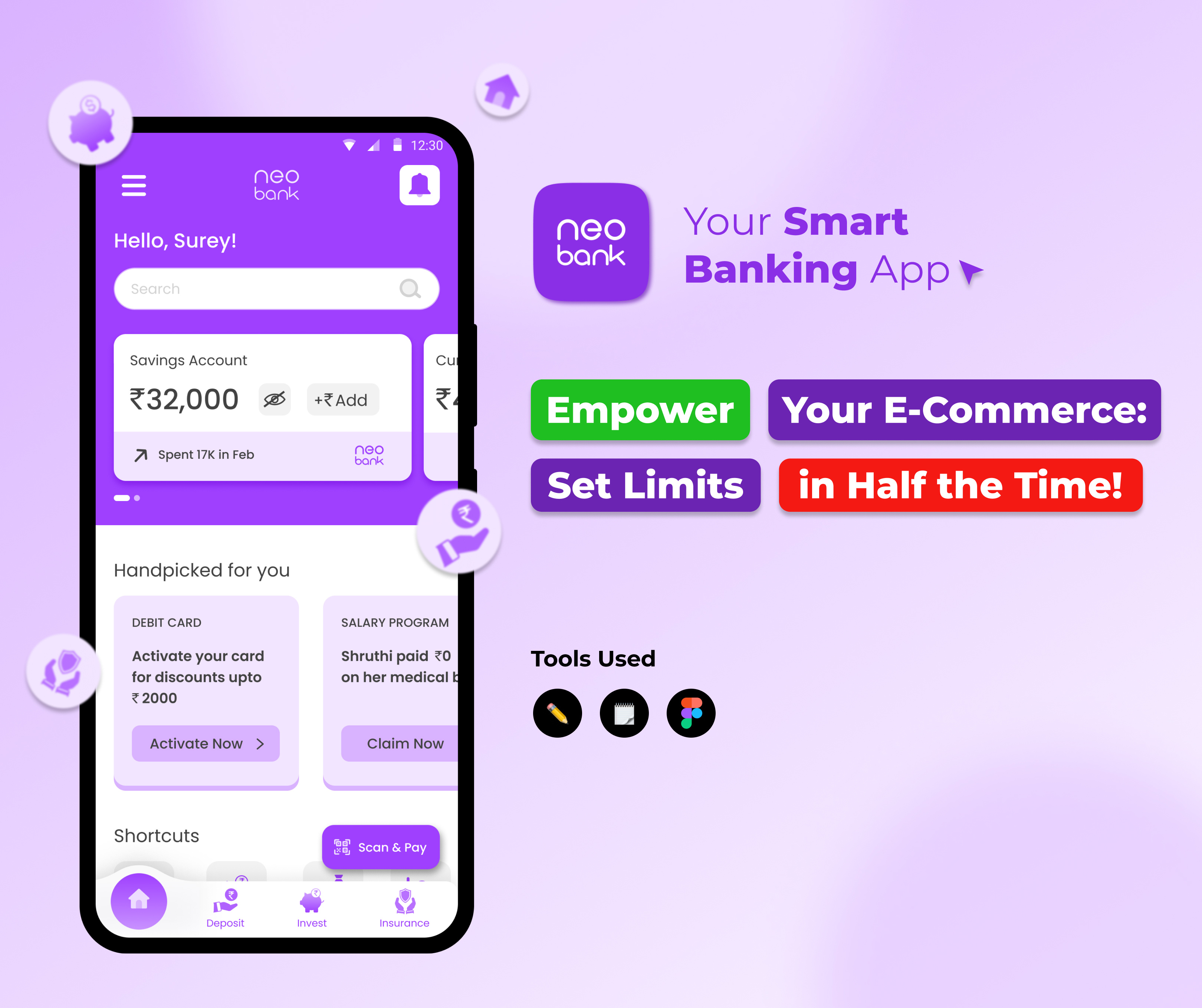 Empower your E-Commerce: Set Limits in half the time! app design ui ux design