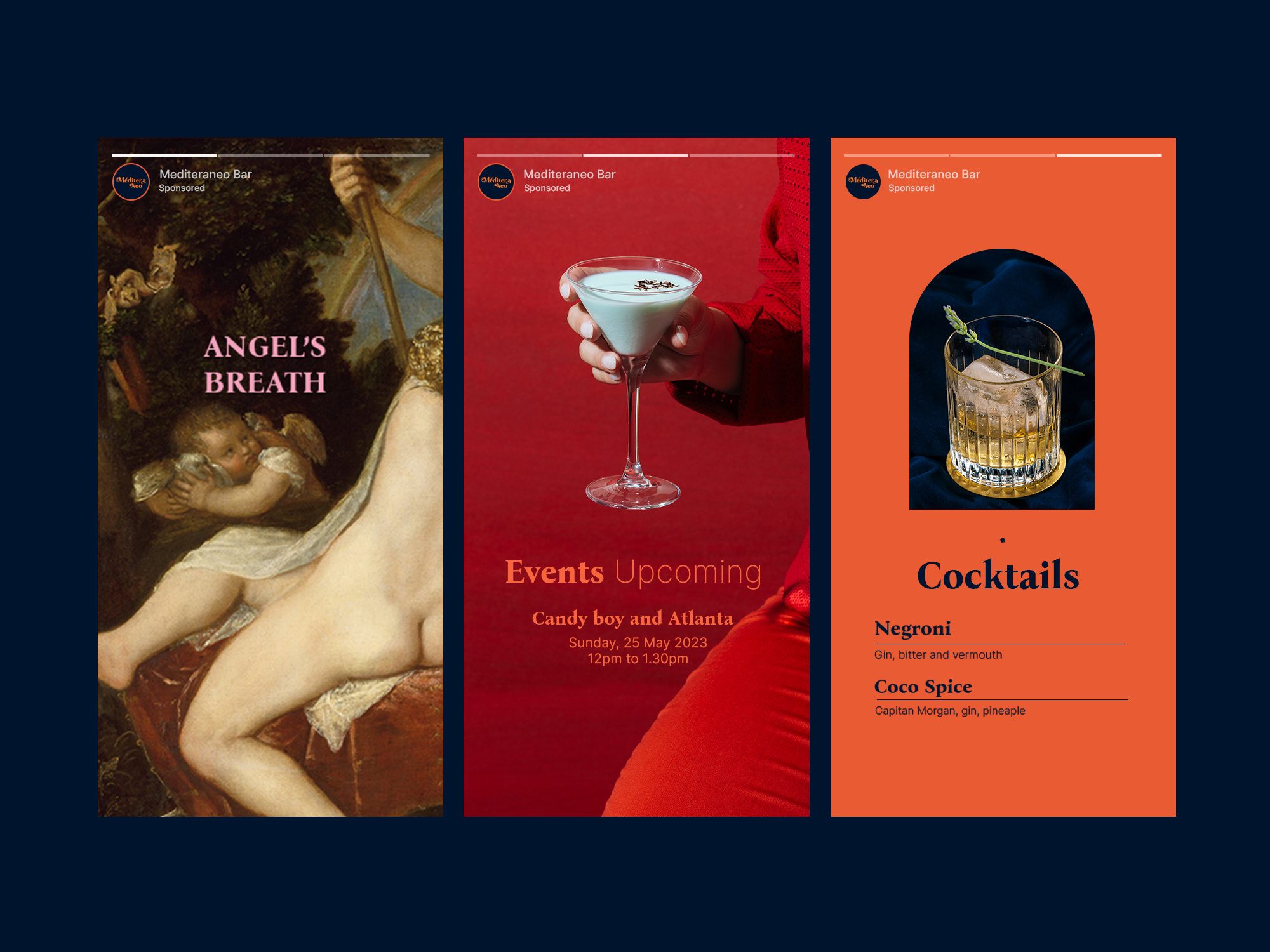 Mediteraneo 3/7 - Cocktail bar bar bar website bistro branding cocktail cocktail bar cocktail bar website drink drink brand italy mediteraneo