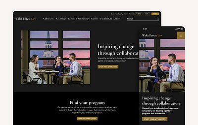 Redesigned Education Navigation ui ux web design