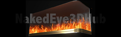 Titan on Fire | 3D | Naked Eye 3d animation branding graphic design