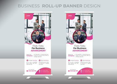 Business Roll Up Design ady business creative graphic graphic design iilustation modern rollup vector x design