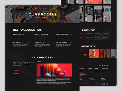 Cloud consultancy Our process website Design Page 😍 branding cloud consultancy dailyui design our process page services ui ui ux ux