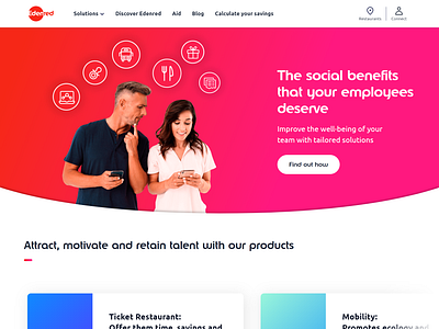 Edenred Landing Page clone website custom website design duplicate website e commerce elementor builder elementor pro employees website figma to wordpress landing page phd to wordpress pro plugin pro theme redesign website responsive website revamp wordpress web design web development woocommerce wordpress