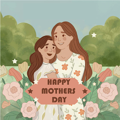 Happy Mother's Day 3d abstract art aesthetic aesthetic print aesthetic printable aesthetic wall art animation artist branding design graphic design happy mothers day illustration logo mothers day motion graphics ui