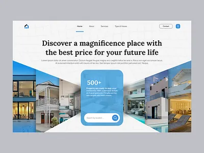 Website Design - Real Estate Company branding design designing mobile app property rental real estate realestate ui uiux ux vacation rental web design webapp website