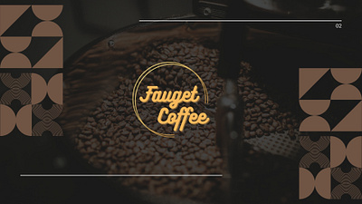 Branding - Fauget Coffee Brand Guidelines Presentation branding design designinspiration graphic design illustration logo promotionalmaterial ui ux vector