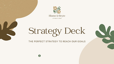 Animated Strategy Deck for Blume & Bryte 3d 3d model branding design designinspiration graphic design illustration logo promotionalmaterial ui ux vector