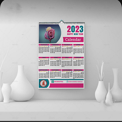 2023 calender graphic designer