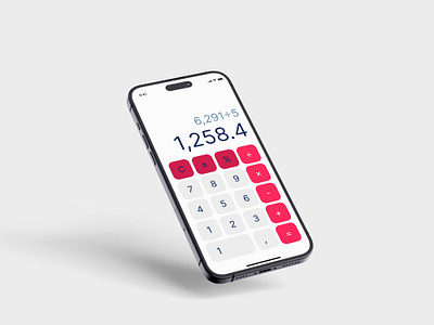 Iphone Mockup calculator dailyui figma graphic design ui