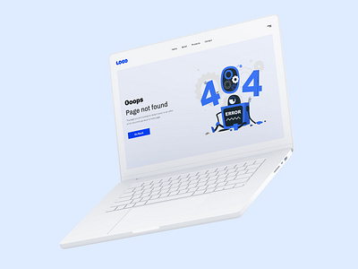 Daily UI Design Challenge | Day - 08 | 404 Page design desktop figma illustration logo ui uiux ux