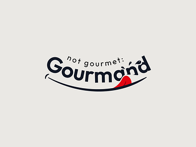 Gourmet Logo eating food food critic gastronomy gourmand gourmet logo logo design taster tongue