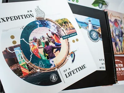 South Africa Trip Brochure africa brochure collage