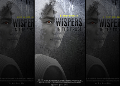 Movie Poster - Wispers in the frost 3d animation branding graphic design logo poster ui