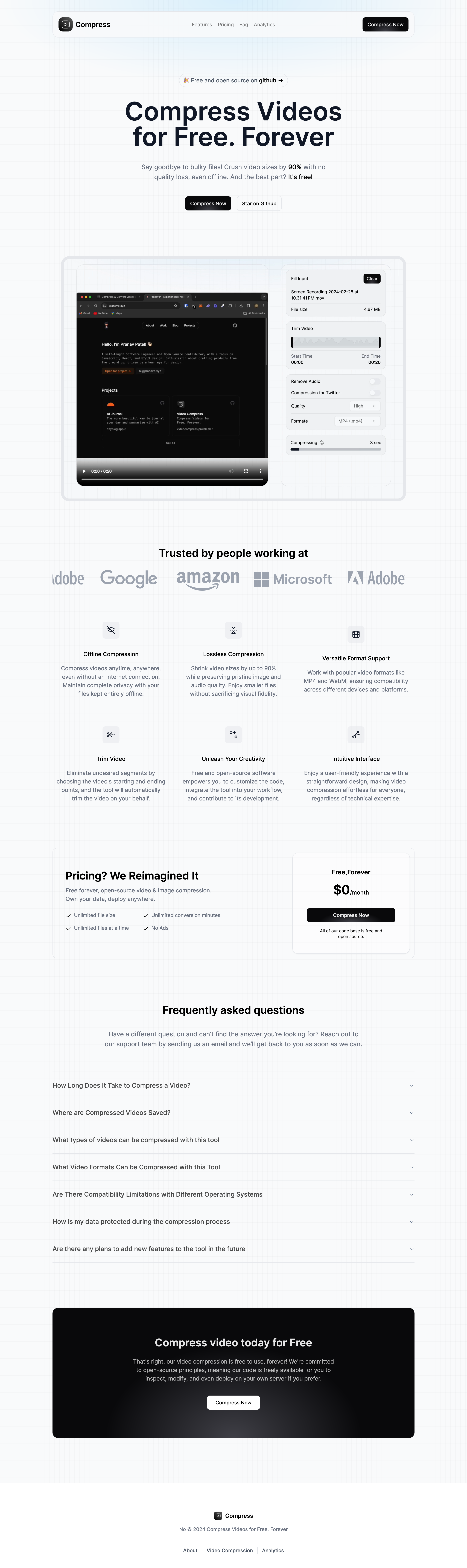 Video Compress UI Design ui