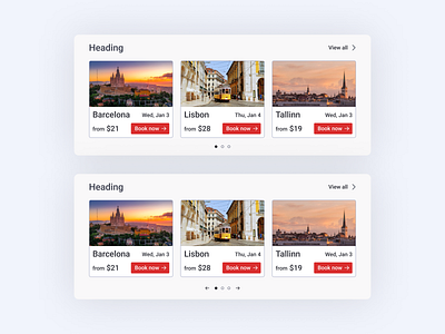 Carousel Design for Flight Booking Website booking carousel design figma flight ui ux website