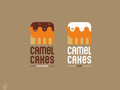 CAMEL CAKES bakery cakes camel illustration logo minimal minimalism