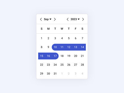 Date Picker Component app date design mobile picker ui ux