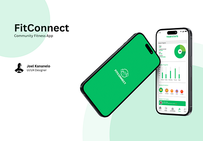 FitConnect Case Study branding case study design graphic design mockup ui user interface