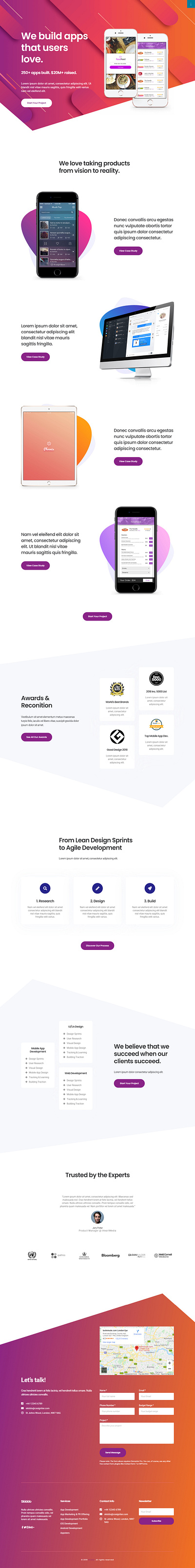 it company - Wordpress Landing Page figma it company landing page uiux web web design web development website wordpress