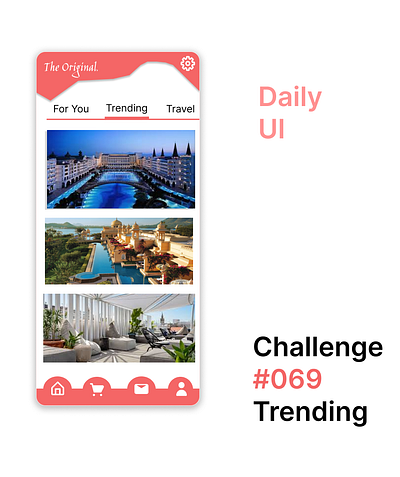 Daily UI Day 069, Trending app branding design graphic design ui ux