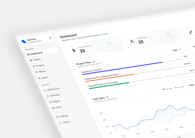 Dashboard UI dashboard dashboard ui design project dashboard saas saas app ui ux