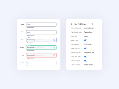 Text Field Component app component design field figma inputfield mobile text ui ux