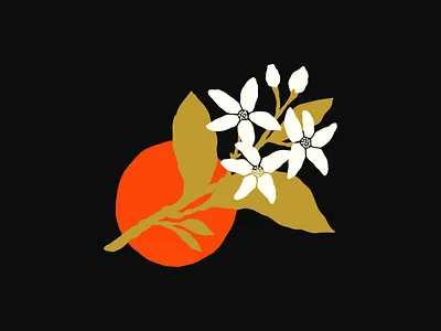 Orange Blossom album artwork digital illustration floral illustration flower illustration illustration illustrator ipad illustration music illustration orange blossom orange blosson drawing pnw pnw illustrator simple illustration single artwork spring illustration springtime tacoma illustrator tacoma wa