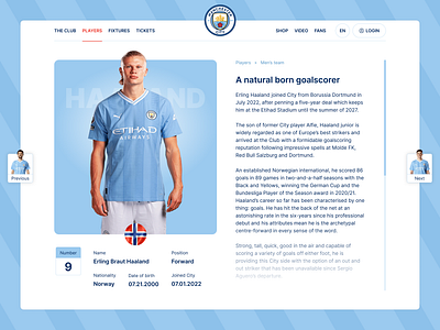 Visual exploration : Haaland football haaland man city player profile soccer